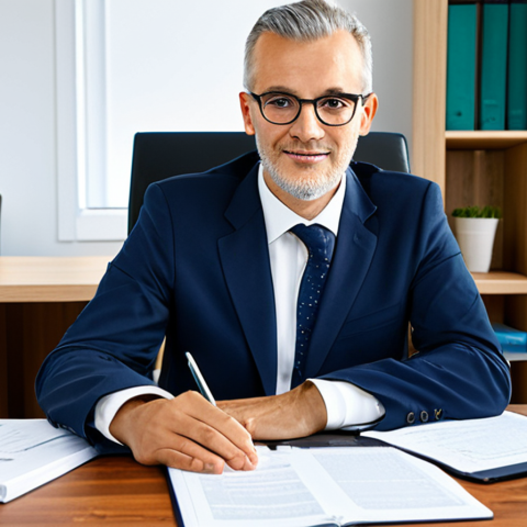 **

A professional translator, fully clothed in modest office attire, sitting at a desk with a computer. Books and papers are neatly arranged around the workspace. The background is a bright, modern office setting. Perfect anatomy, correct proportions, natural pose, well-formed hands, proper finger count. Safe for work, appropriate content, family-friendly, professional.

**